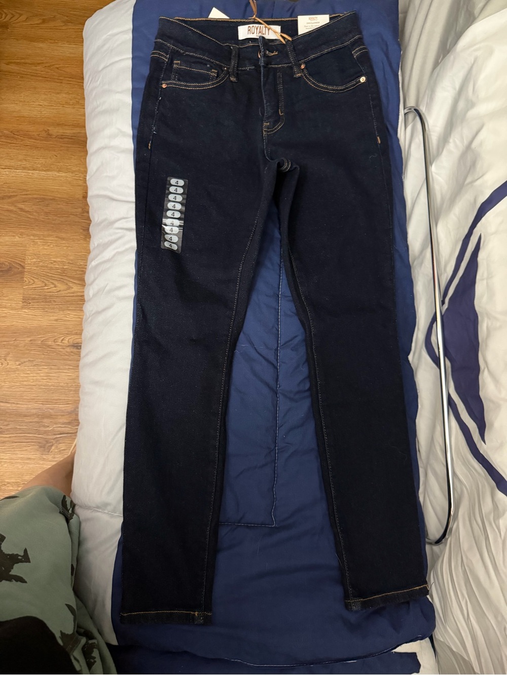 Royalty For Me Dark Blue Skinny Jeans